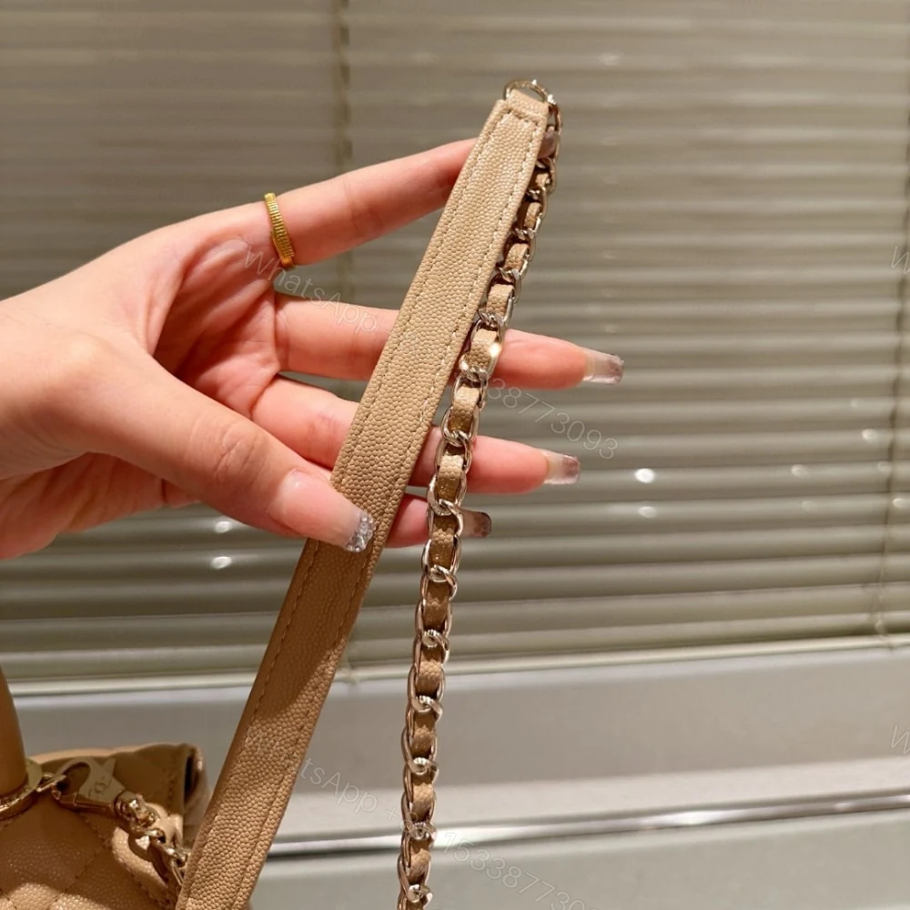 View 5 of Chanel Small Coco Handle Bag Dark Beige 23Cm