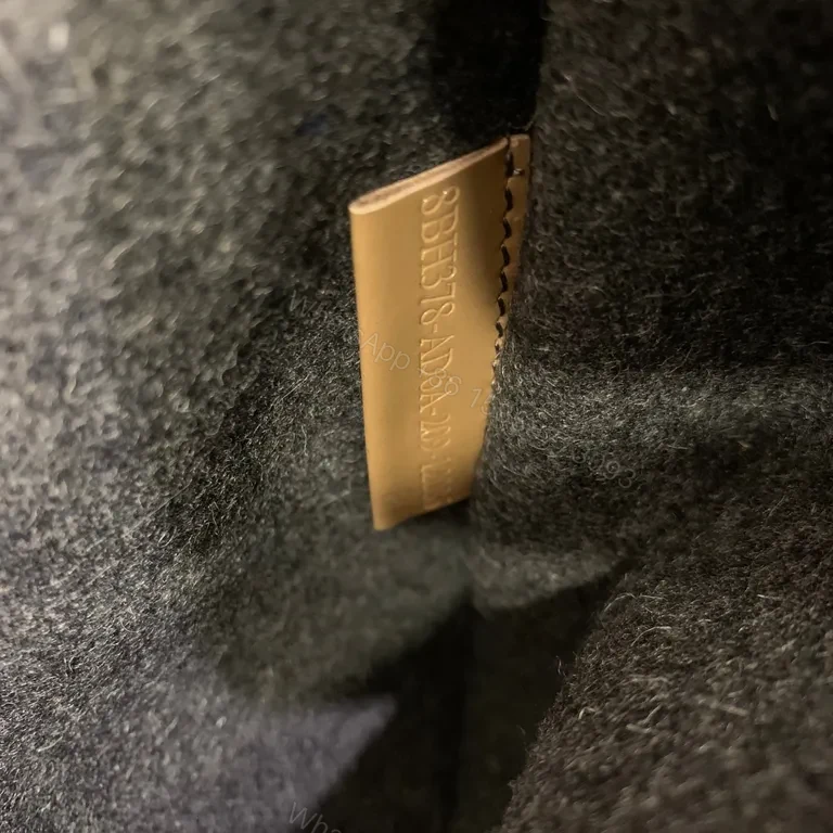 View 4 of Charcoal Wool Tote: Bold Fendi Logo, Structured Luxury Bag