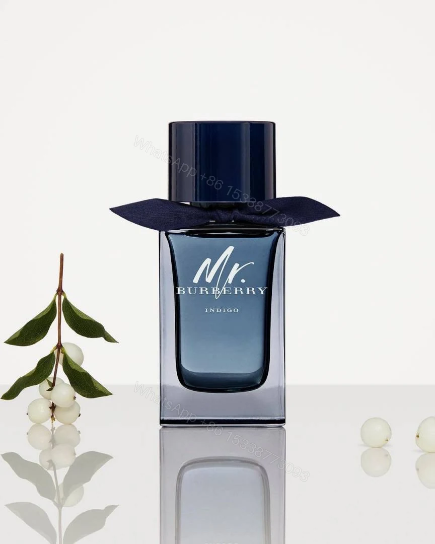 View 3 of First Copy Burberry Mr Burberry Indigo Eau De Toilette Premium Long Lasting Luxury Fragrance For Men