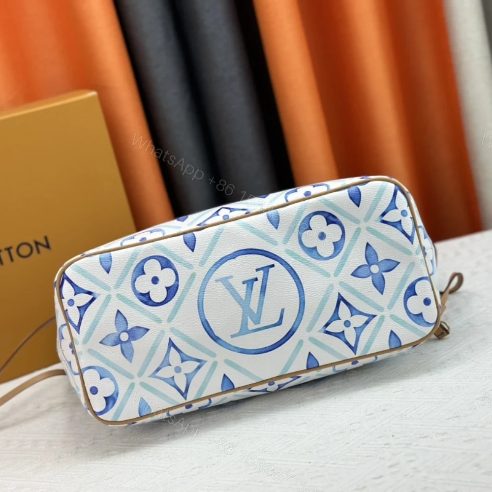 View 5 of Louis Vuitton Neverfull MM Autres Toiles Monogram Lagoon 31Cm M11263