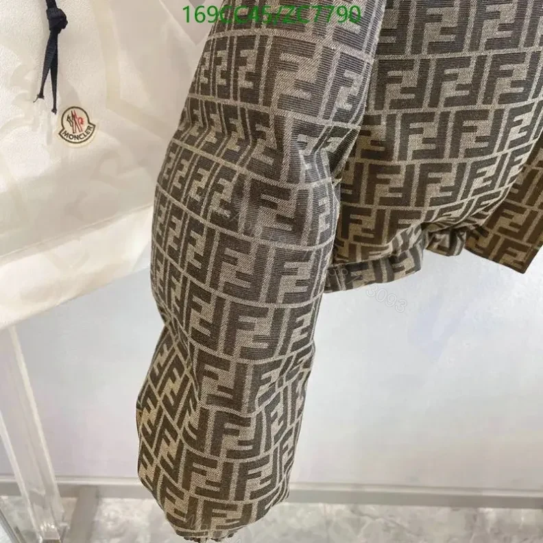 View 3 of Fendi Canvas Ski Winte Jacket YT441