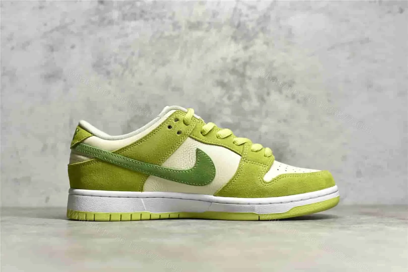 View 3 of UA Dunk SB Low Green Apple