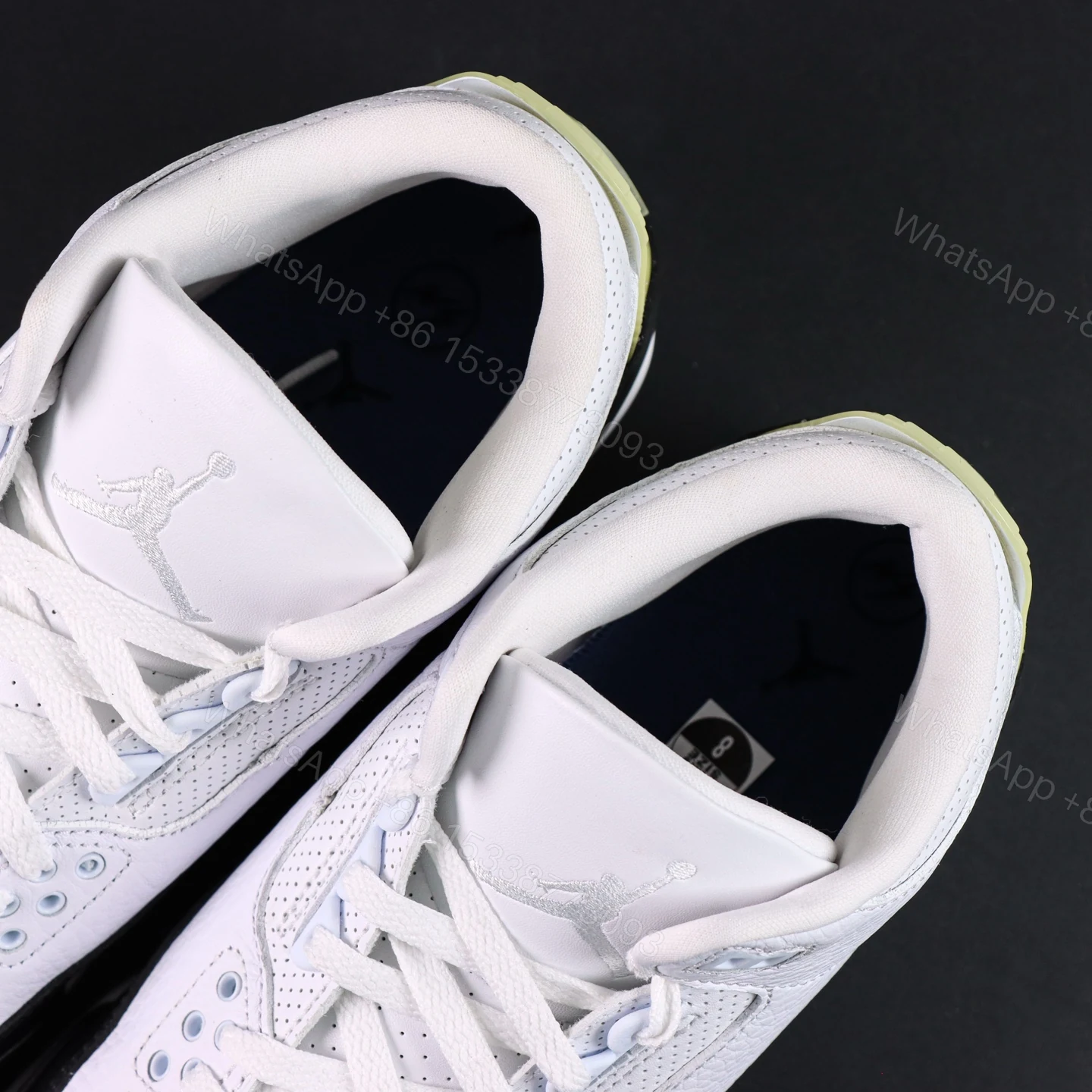 View 4 of Fragment Design x Air Jordan 3 Retro SP ‘white’ Reps