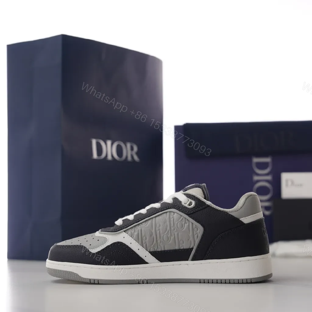 View 3 of Monochrome Leather Sneaker: Luxe-Casual Comfort Understated Embossing