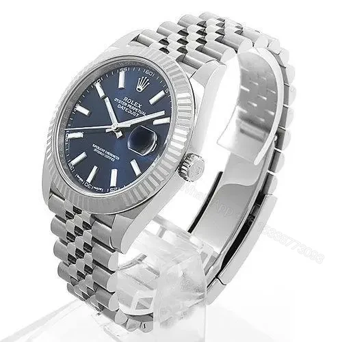 View 2 of Rolex Date Just Jubilee Blue Replica