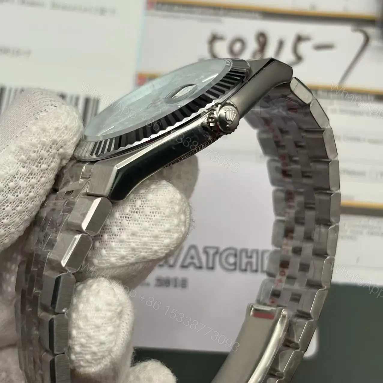 View 5 of Replica Rolex Land Dweller 40 mm Oystersteel