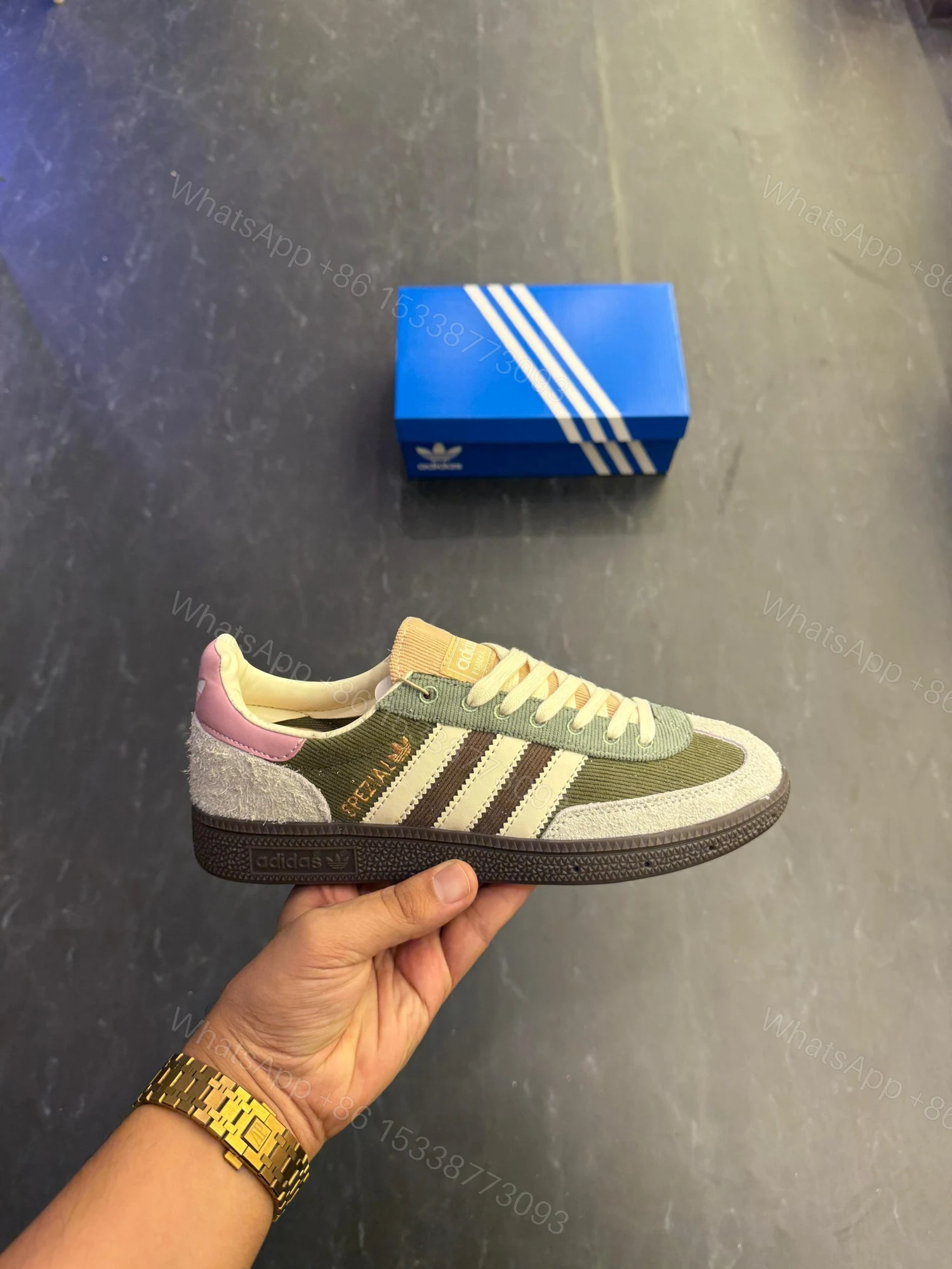 View 3 of FIRST COPY ADIDAS ORIGINALS SPEZIAL GREEN