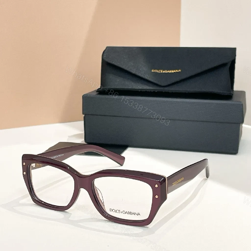 View 4 of Black Acetate Rectangle Frames: Modern Luxury Eyewear Case Included