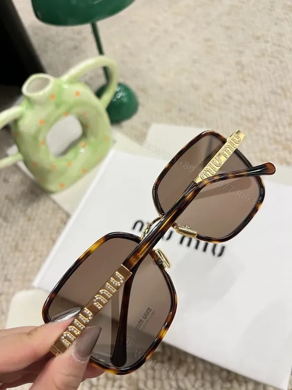 View 3 of Statement Frames: Tortoiseshell Square Sunglasses, UV400 Polarized, Luxury Style