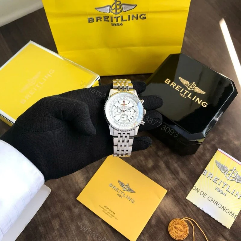 View 4 of Breitling Chronomat B01 White Dial 42mm Quartz