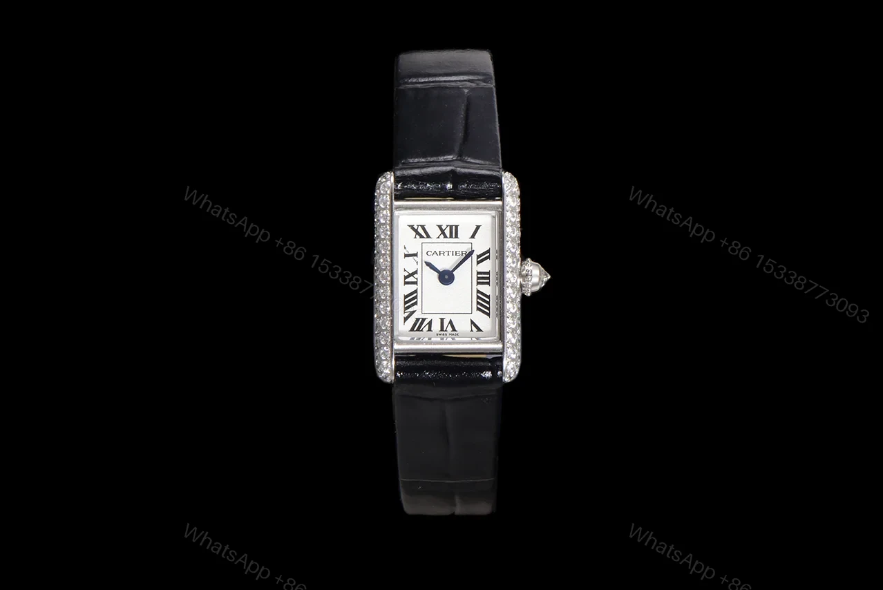 Cartier Tank Must Small Quartz Stainless Steel Diamond Silver W4TA0016 — view 1