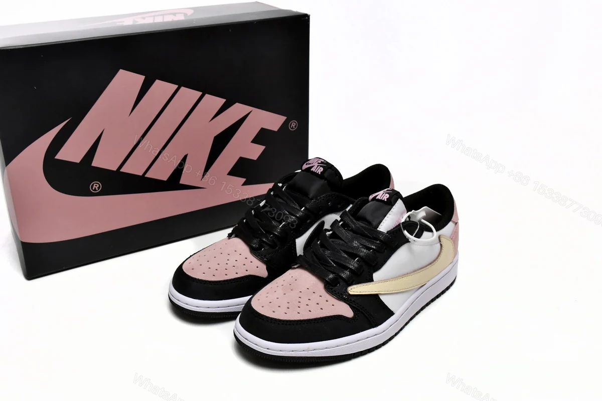 Travis Scott x Air Jordan 1 Low Black Red DM7866-066 — view 2