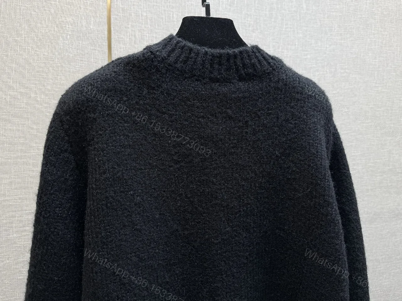 View 3 of Cozy Luxury Cardigan Jacket with Signature Logo
