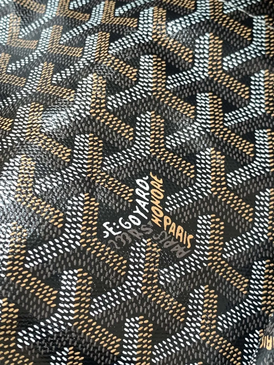 View 3 of Canvas-Trim Tote: Signature Pattern, Everyday Utility