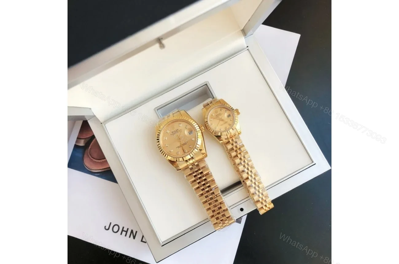 View 6 of Replica Rolex Datejust RG/RG Jub Gold/Dial 36/28 mm