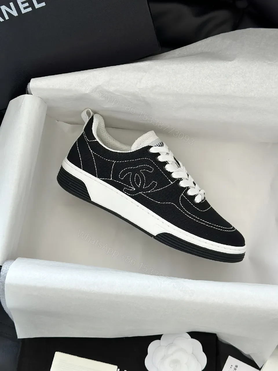 View 6 of Textured Leather Sneakers – Contemporary Chic, All-Day Comfort