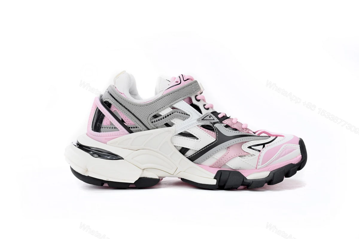 View 2 of Balenciaga Track 2 Sneaker Pink White15 568615 W3AE2 5291
