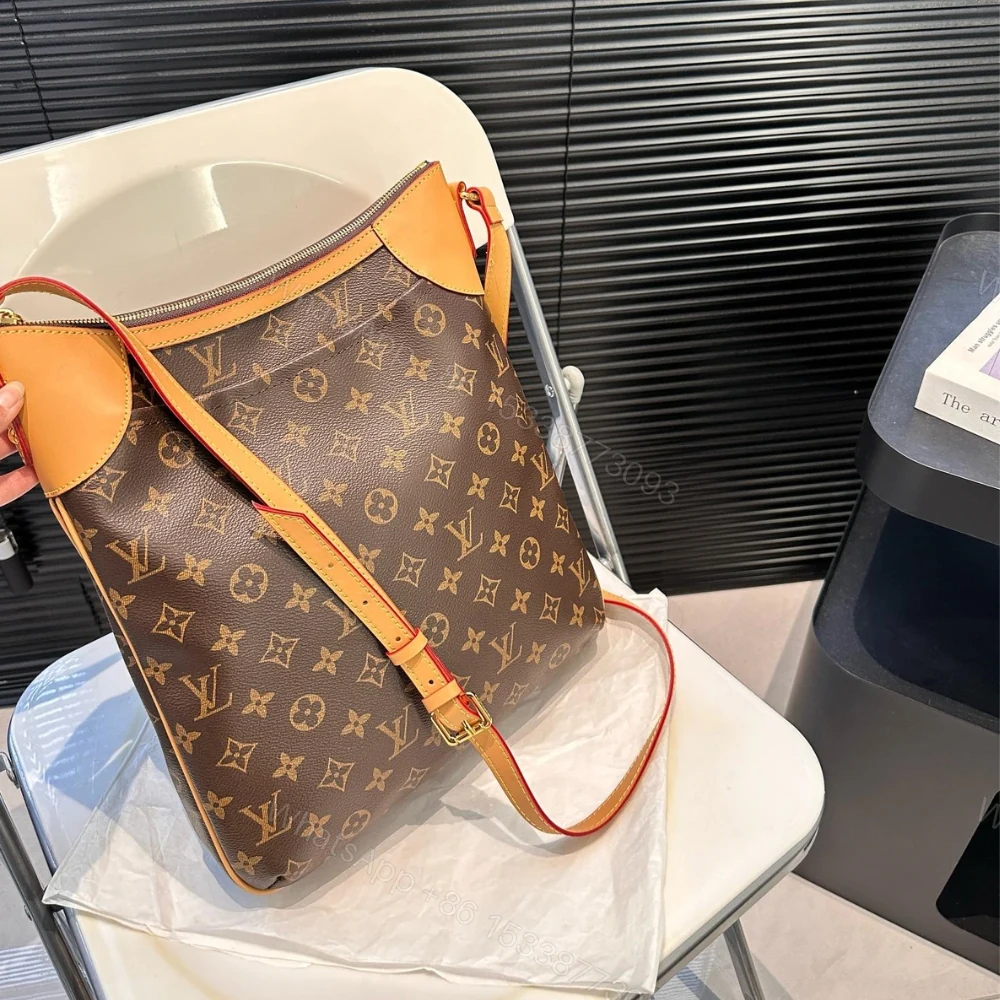 View 11 of LOUIS VUITTON MONOGRAM CANVAS ODEON PM BAG BROWN 29CM