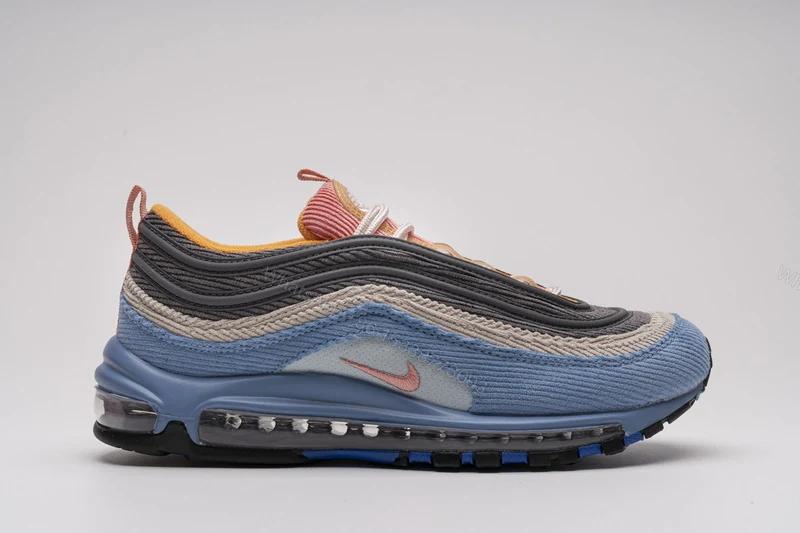 View 2 of Nike Air Max 97 Corduroy Light Blue CQ7512-462