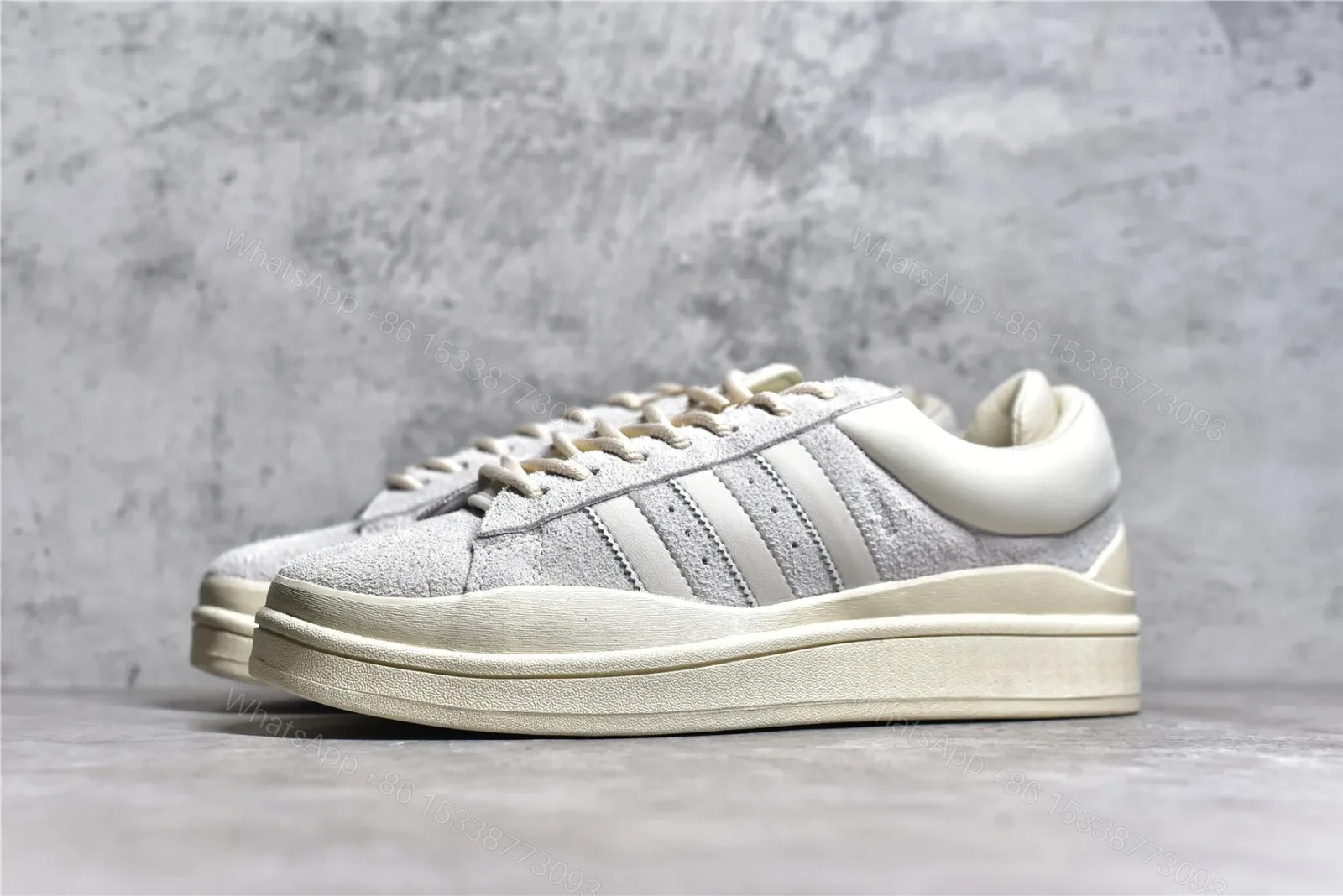 View 2 of Bad Bunny x Adidas Campus Light “Cloud White” Reps