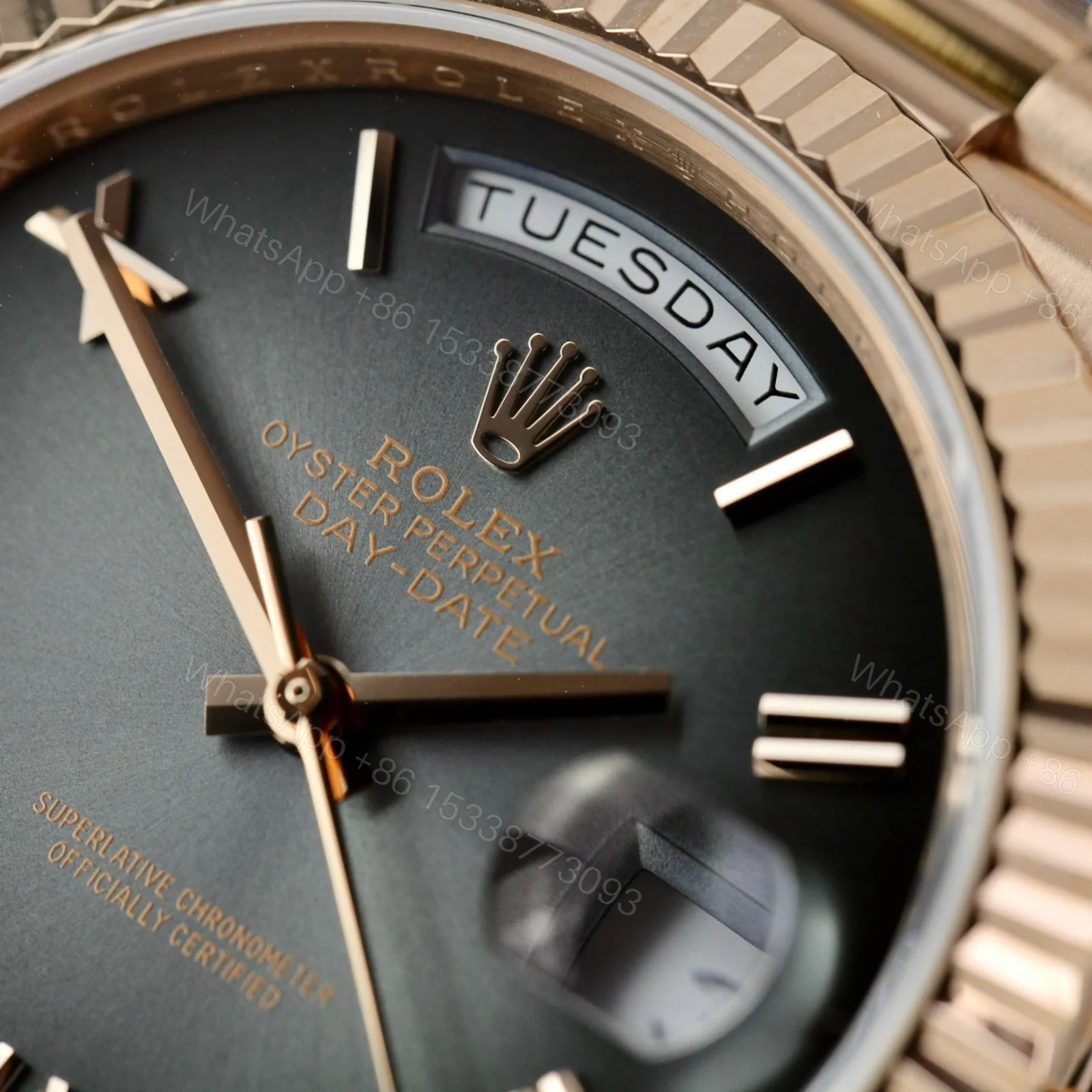 View 5 of Superclone Rolex Day-Date Slate Ombré Dial 228235-0055 40 mm