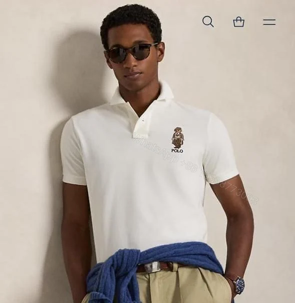 View 3 of FIRST COPY RALPH LAUREN IMPORTED SUMMER COLLAR POLO T-SHIRT