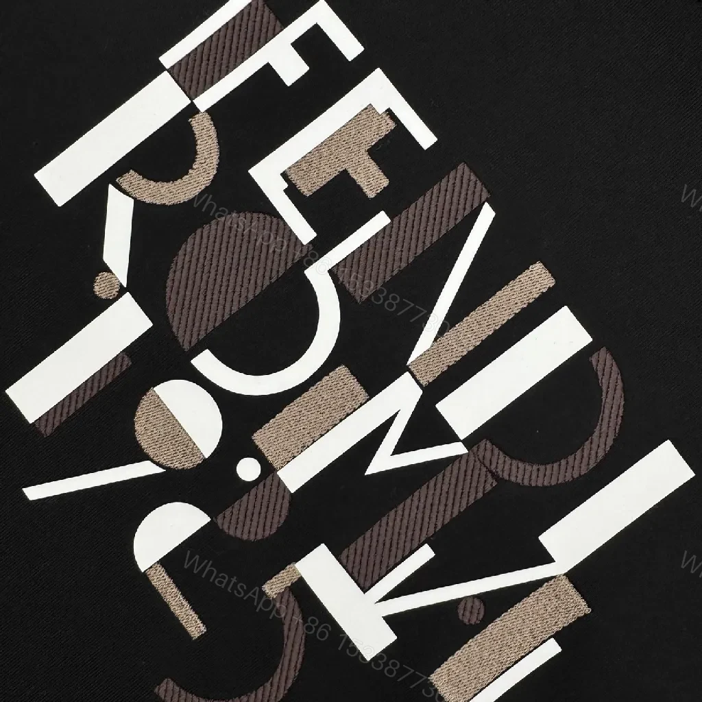 View 4 of Black Logo Hoodie: Subtle Luxe Graphic Comfort