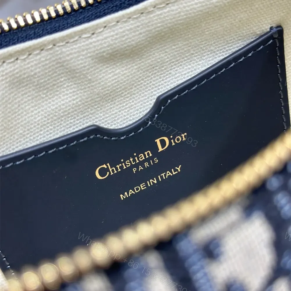 View 8 of 高仿Dior*Montaigne系列S238M928藍色印花腋下包Mini免檢版
