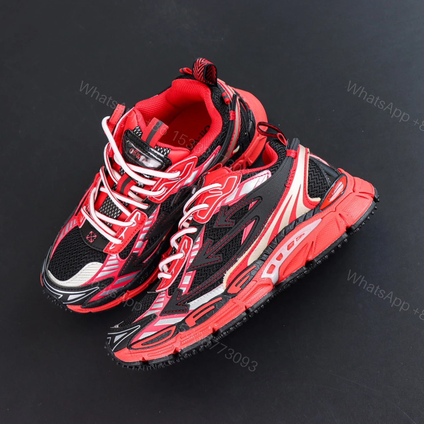 View 8 of Off White Be Right Back Red Black