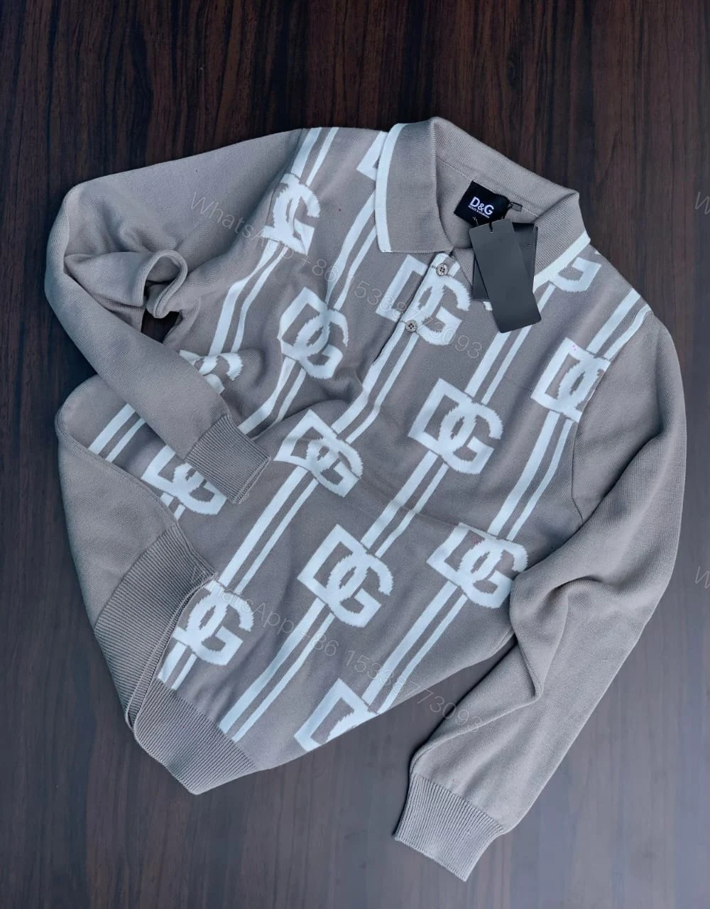 View 5 of First Copy D&G Exclusive Polo Pullovers