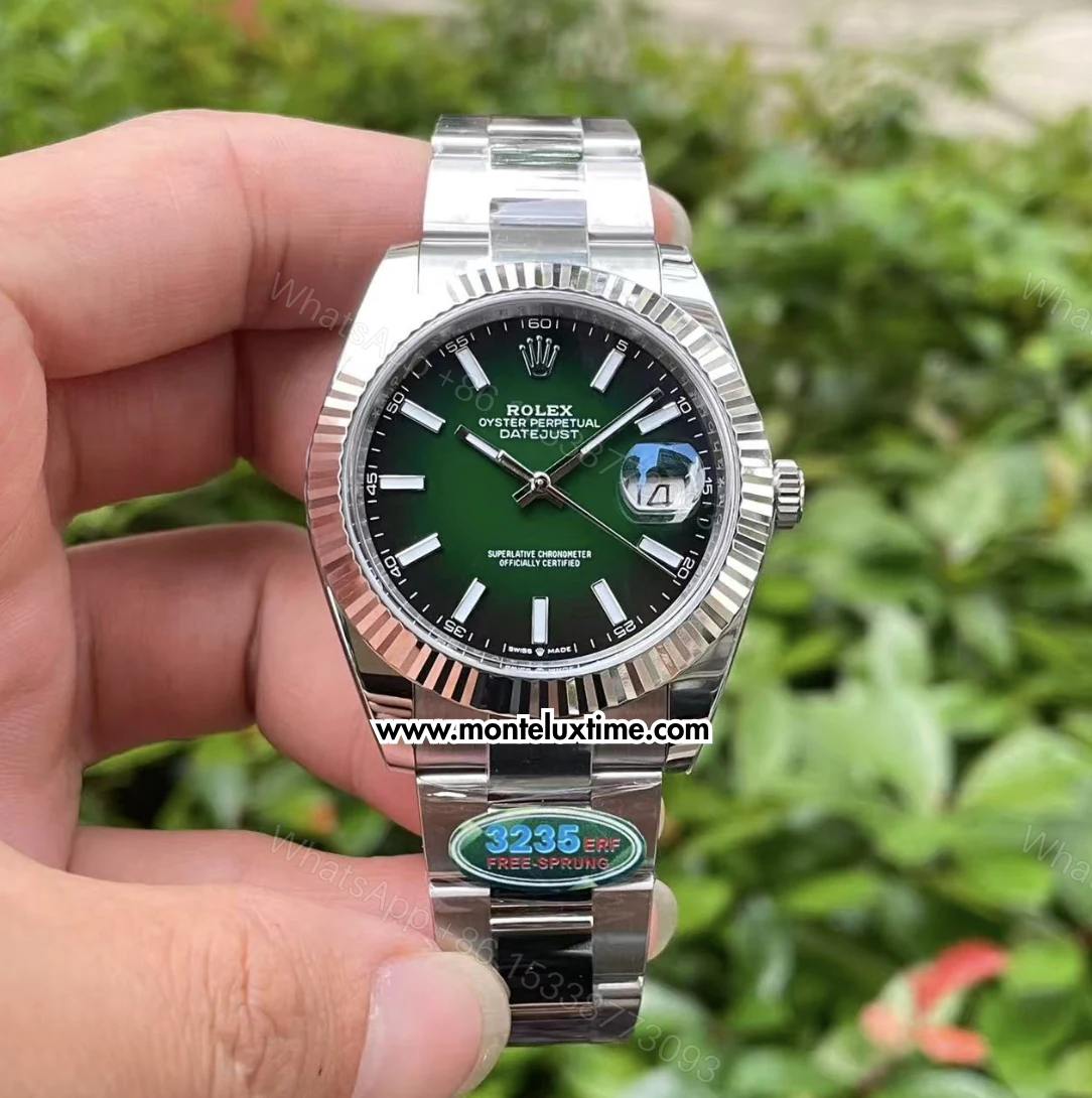 View 10 of Super Clone Datejust 41 126334 Green Ombré Dial (2026)