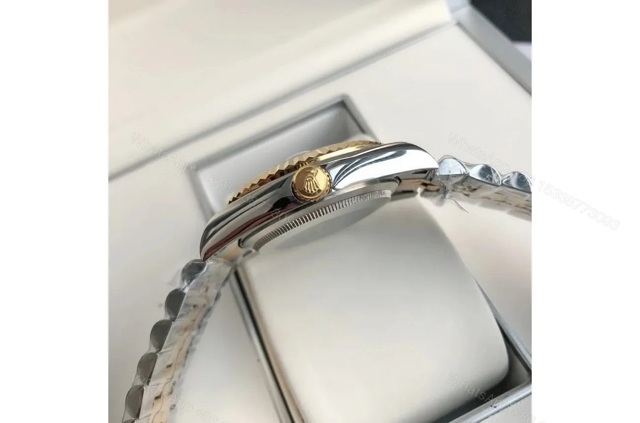 View 8 of Replica Rolex Datejust RG/SS Jub Grey/Rmn 36/28 mm