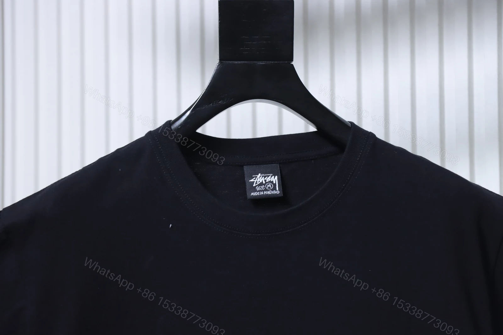 View 2 of Stussy dice pattern short-sleeved shirt Black