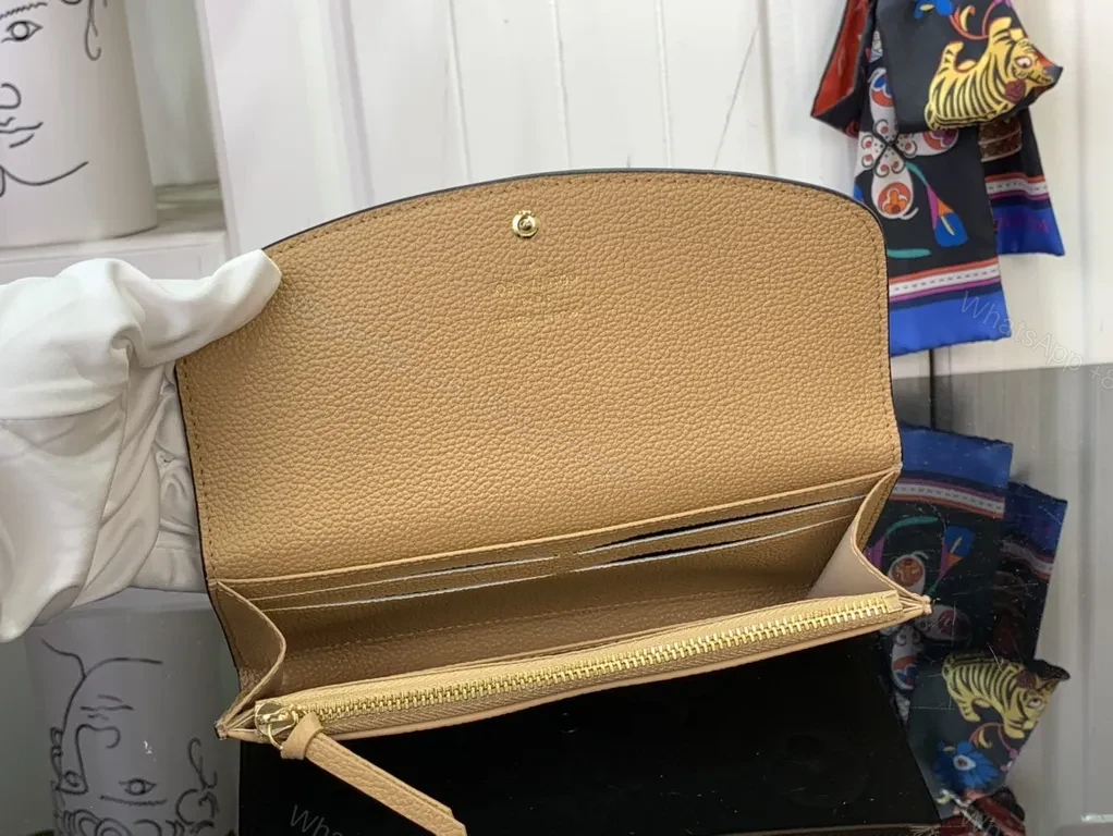 View 2 of Soft Cognac Monogram Clutch: Elevated Everyday Luxury Bag