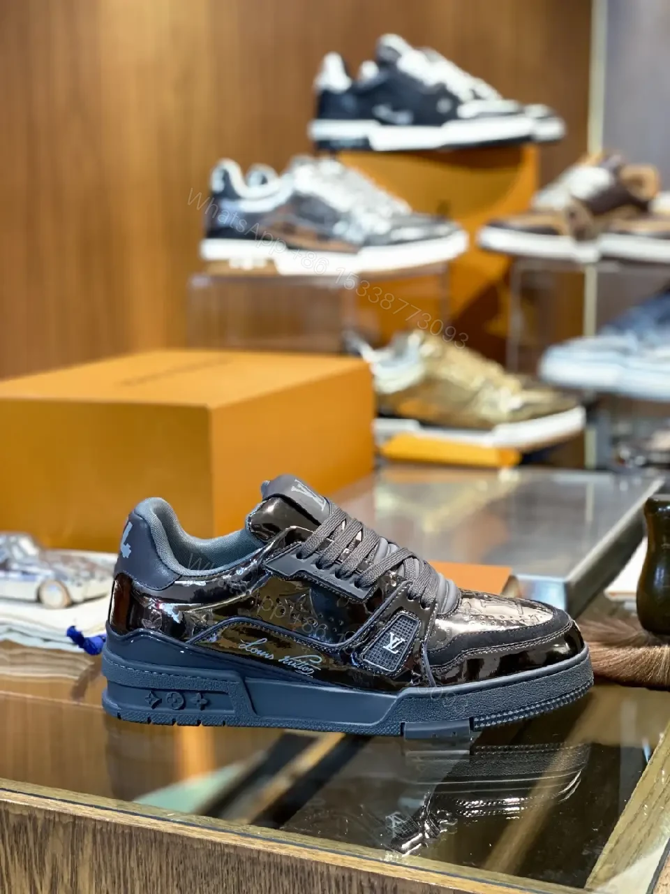 View 7 of Texture-Forward Luxury Sneakers: Modern Comfort, Signature Detailing