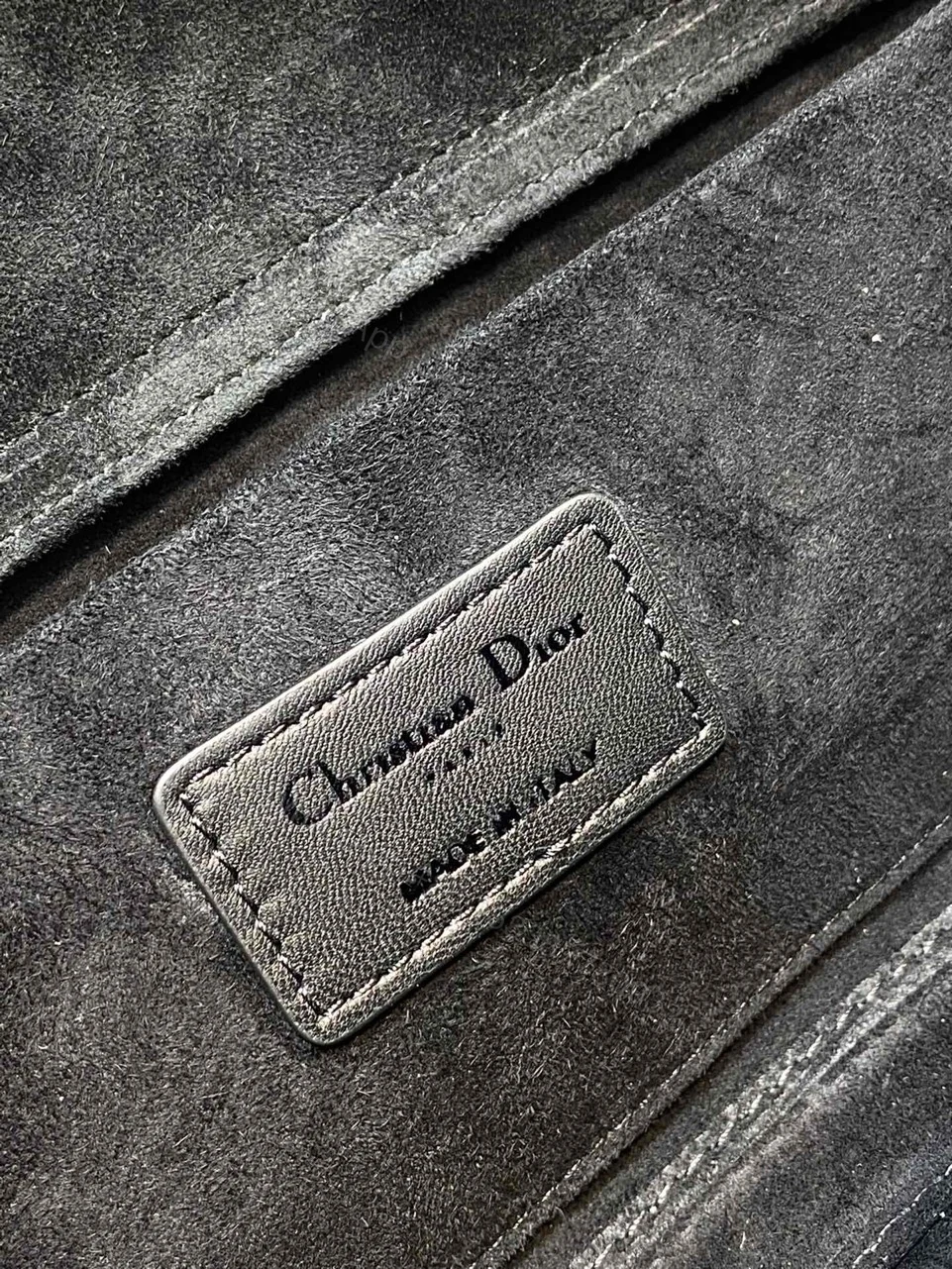 View 8 of Dior D-Joy Super Premium Black Handbag With Star Studs 26cm