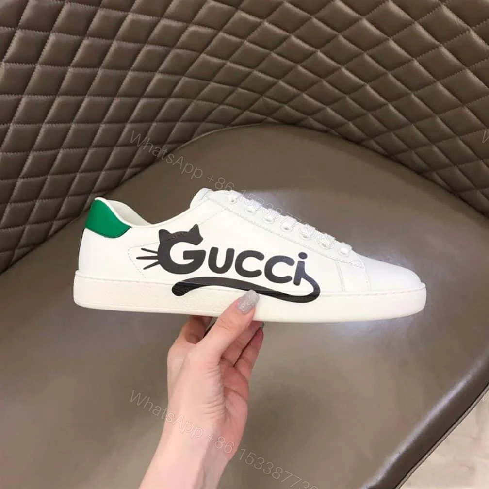 View 2 of ACE SNEAKERS WITH GUCCI KITTEN – GC063