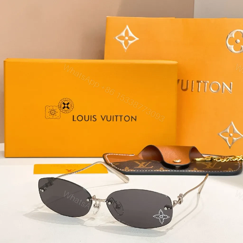 View 6 of Bold Modern Luxury Sunglasses with LV Detailing