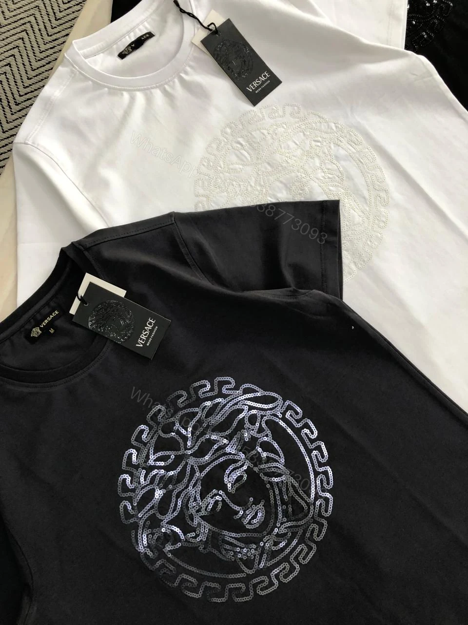 View 7 of FIRST COPY VERSACE COTTON ROUND NECKS ( UNISEX )