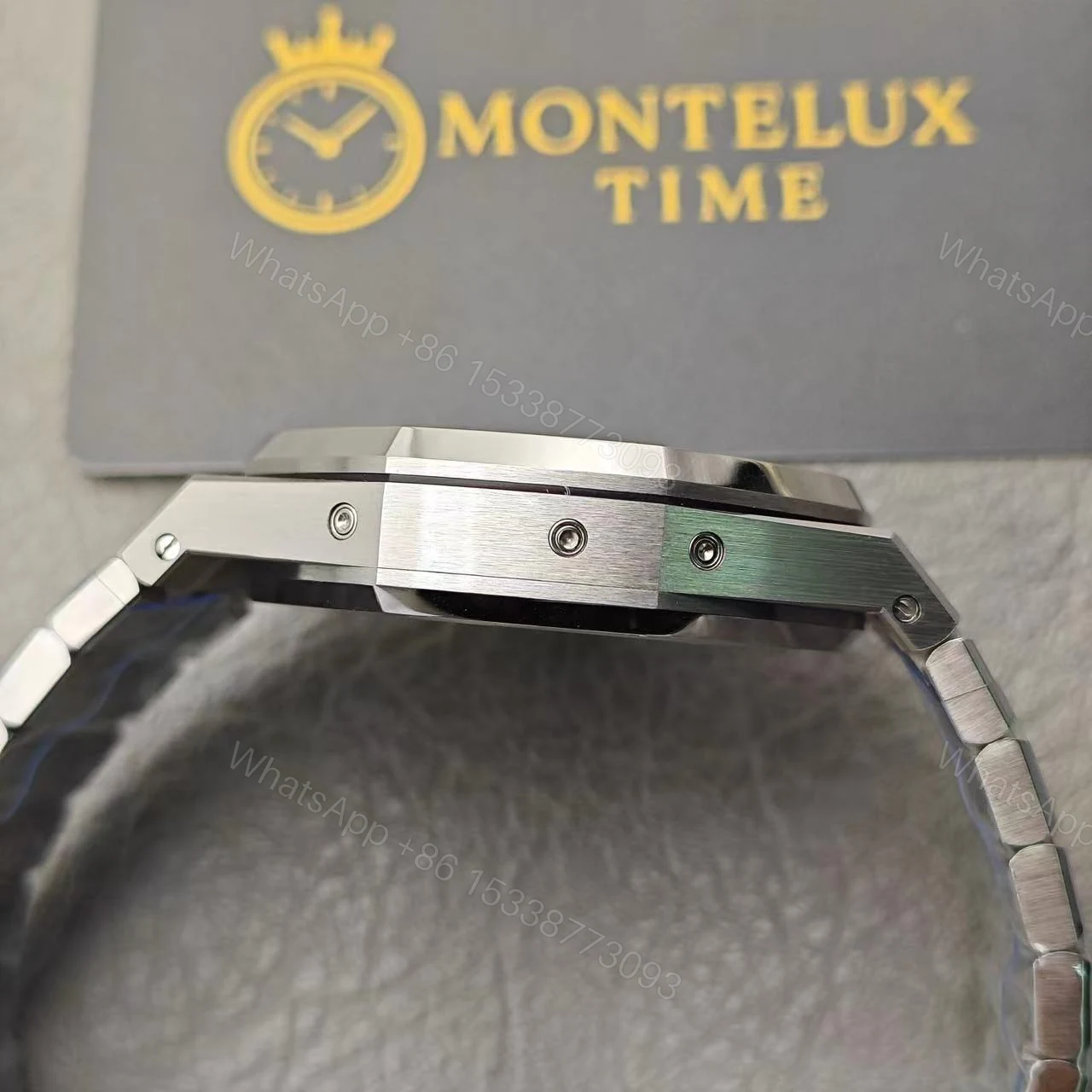 View 9 of Replica Audemars Piguet Royal Oak Perpetual Calendar Gray 26609TI.OO.1220TI.01