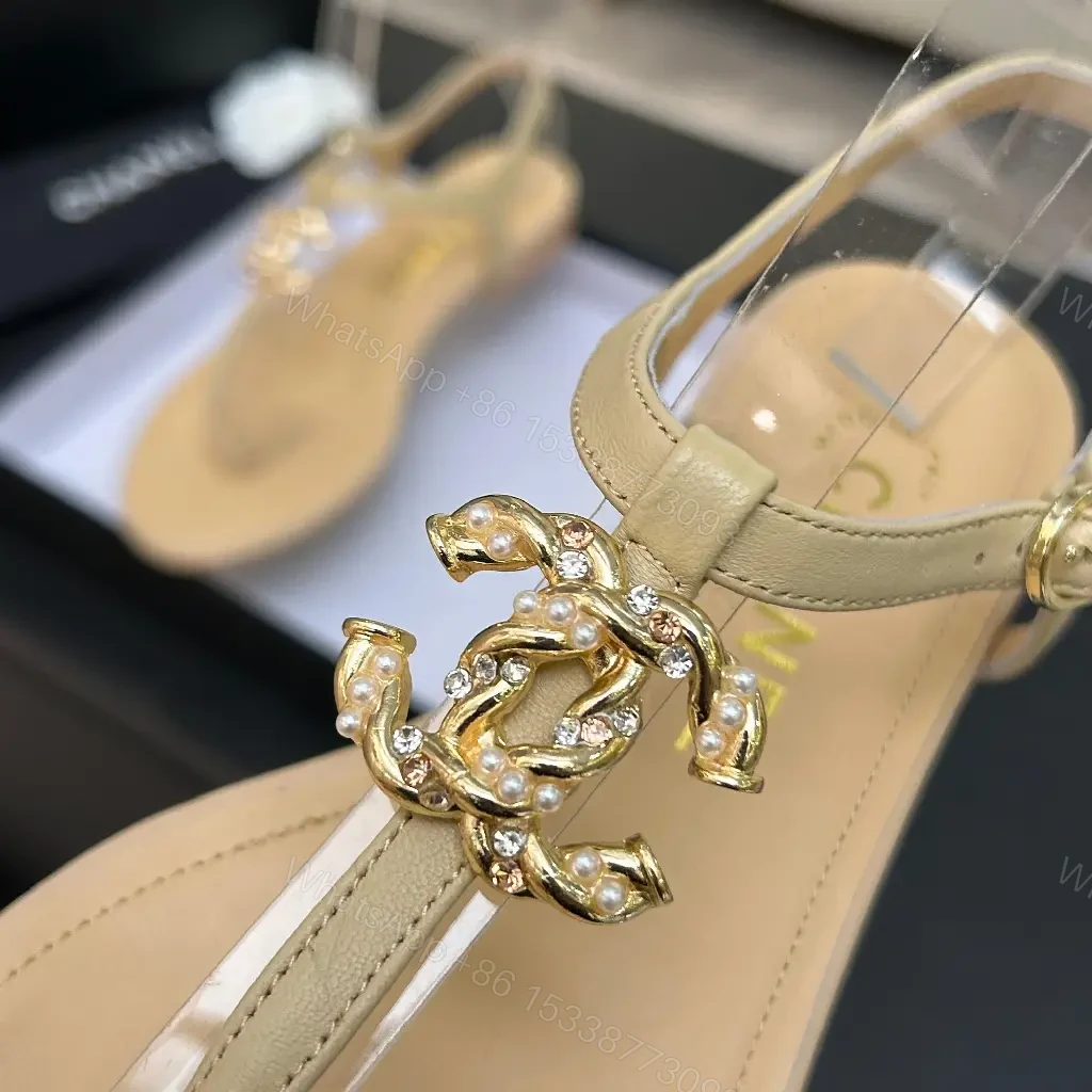 View 3 of Crystal-Embellished Sandals: Minimal Luxury, Transparent Strap Flip-flops