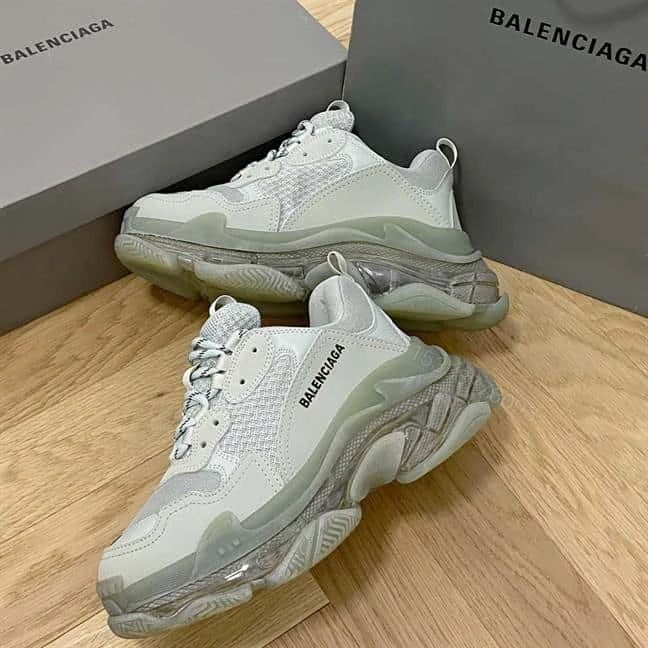 View 3 of BALENCIAGA MEN’S TRIPLE S SNEAKER CLEAR SOLE – BB197