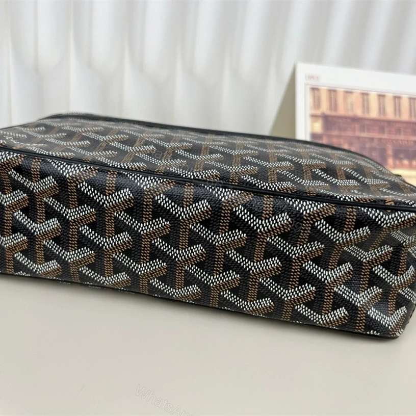 View 4 of 高仿Goyard*CAPVEP5相機郵差包黑色小號免檢版