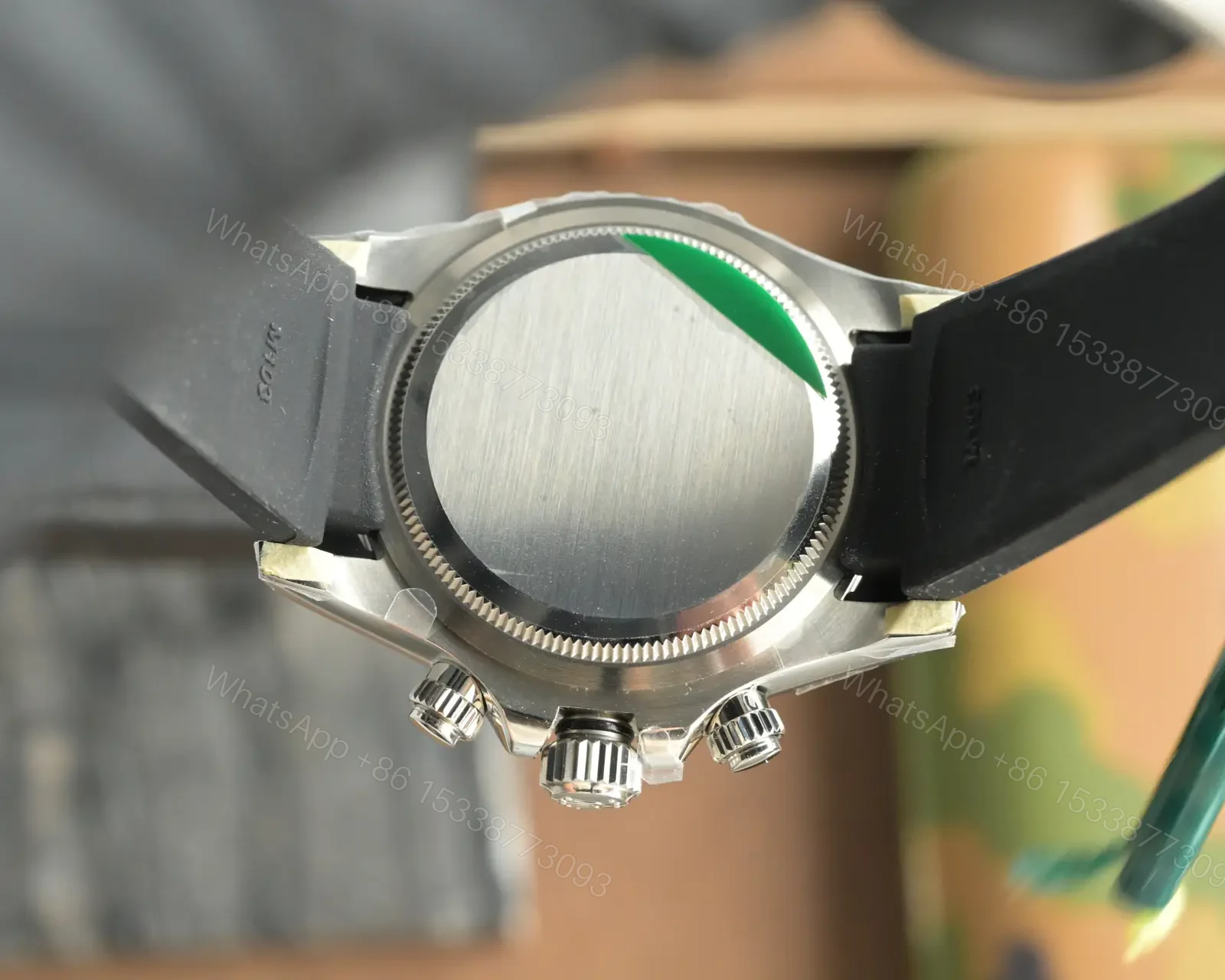 View 8 of Rolex Daytona Skeleton Black Dial Black Strap Edition 40mm RG-DAYTONA-SKELETON-BLACK