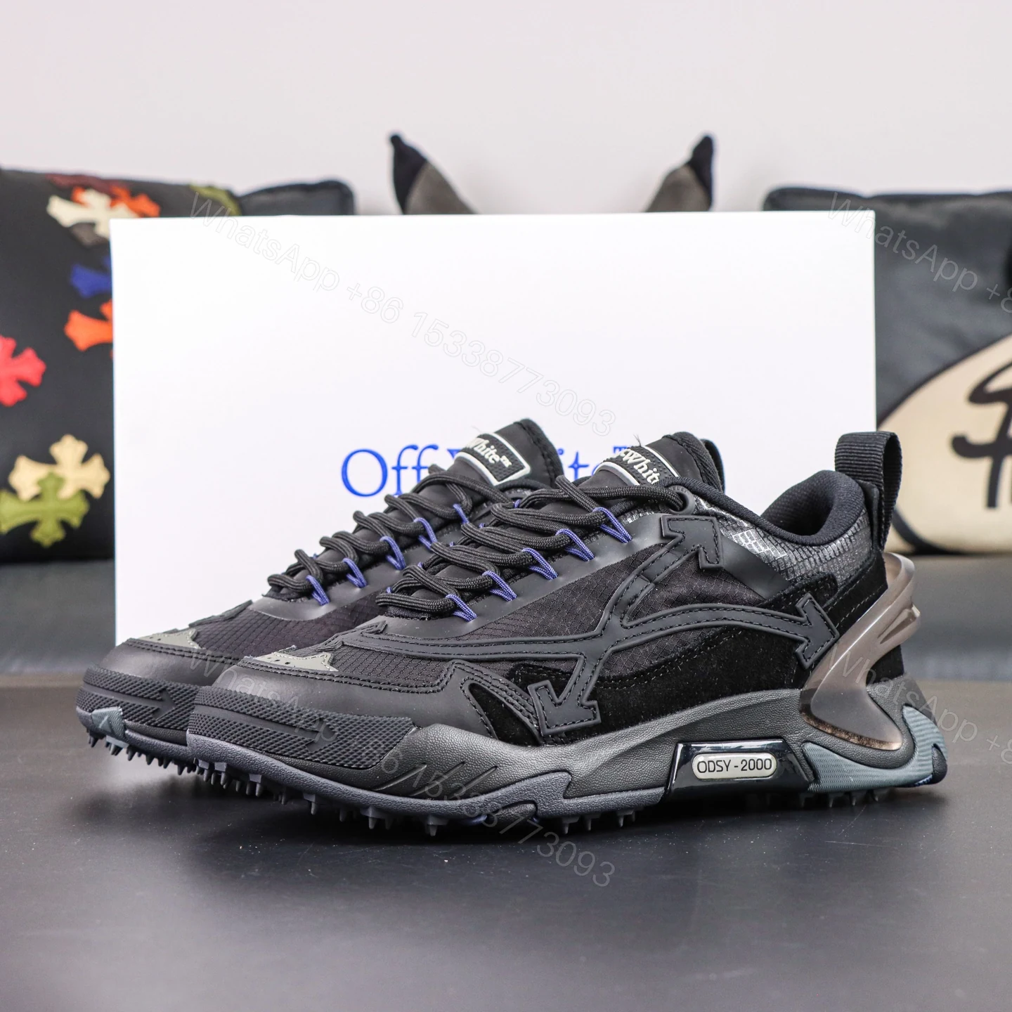 Off White ODSY 2000 Black Reps — view 1