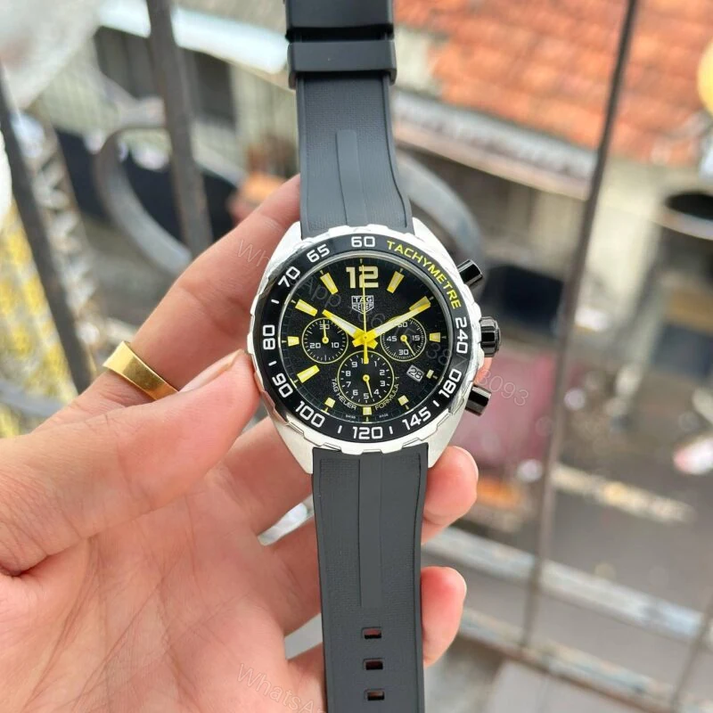 View 2 of Tag Heuer Carrera Formula 1 Black-Silver 43MM Quartz