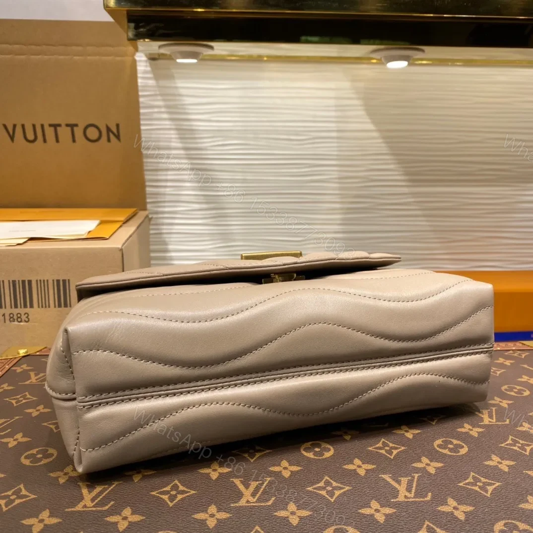 View 8 of Louis Vuitton LV New Wave Woman’s Cowhide Leather Handbags 24x14x9cm
