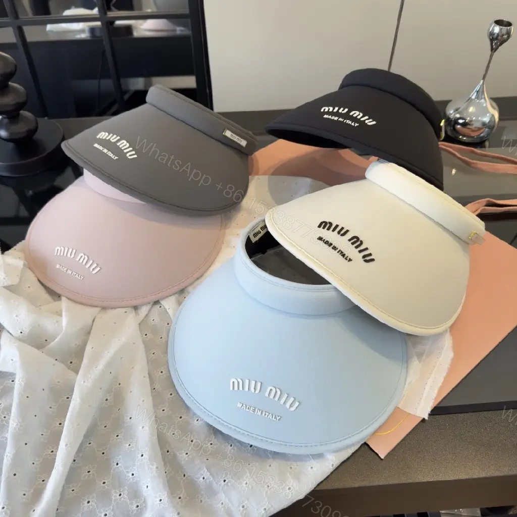 View 3 of White Visor, Black Trim, Sporty Style, Adjustable Back Strap, Miu Miu Visor