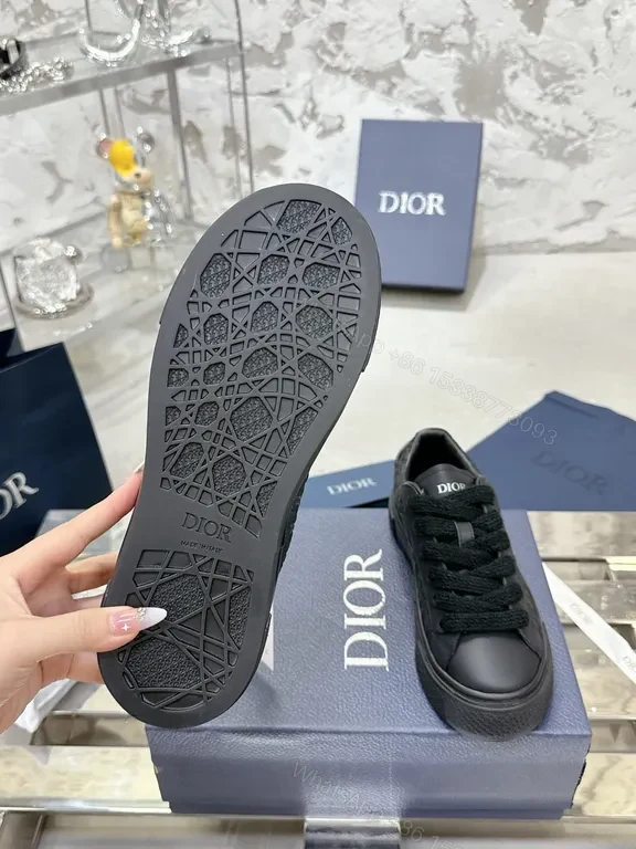 View 2 of Monochrome Dior-Driven Pattern Sneaker: Luxe Everyday footwear