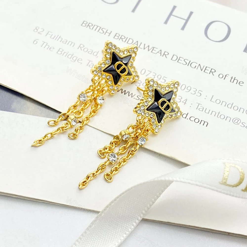 View 5 of DIOR Petit CD Lucky Baroque Earrings